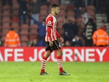 Southampton attacker Sofiane Boufal in action during the Premier League clash with West Bromwich Albion at St Mary's on December 31, 2016