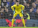 Thibaut Courtois in action for Chelsea on November 5, 2017