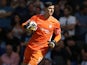 Thibaut Courtois in action for Chelsea on August 27, 2017