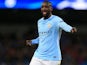 Yaya Toure in action for Manchester City on November 21, 2017