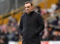 Carlos Carvalhal watches on during the FA Cup game between Wolverhampton Wanderers and Swansea City on January 6, 2018