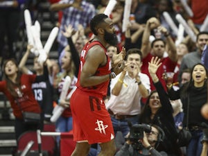 In-form James Harden stars as Rockets beat Celtics