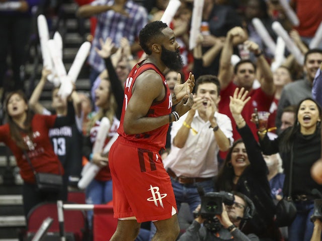 Result: In-form James Harden stars as Rockets beat Celtics