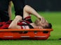 Simon Francis goes off injured for Bournemouth on December 26, 2018