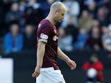 Steven Naismith in action for Hearts on October 28, 2018
