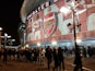 General view outside The Emirates ahead of the Premier League game between Arsenal and Chelsea on January 3, 2018