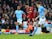 Alex Oxlade-Chamberlain scores the opener during the Premier League game between Liverpool and Manchester City on January 14, 2018