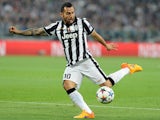 Carlos Tevez in action for Juventus in April 2015