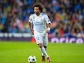Real Madrid's Marcelo in action against Tottenham Hotspur in the Champions League on October 17, 2017