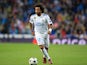Real Madrid's Marcelo in action against Tottenham Hotspur in the Champions League on October 17, 2017