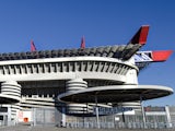 General view outside San Siro in 2015