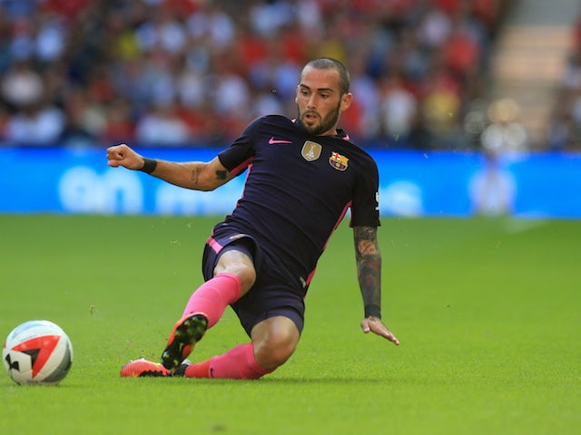 Aleix Vidal in action for Barcelona on August 6, 2016