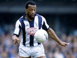 Cyrille Regis in action for West Bromwich Albion in 1982
