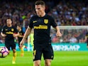 Kevin Gameiro in action for Atletico Madrid in September 2016