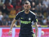 Marcelo Brozovic in action for Inter Milan on October 1, 2017