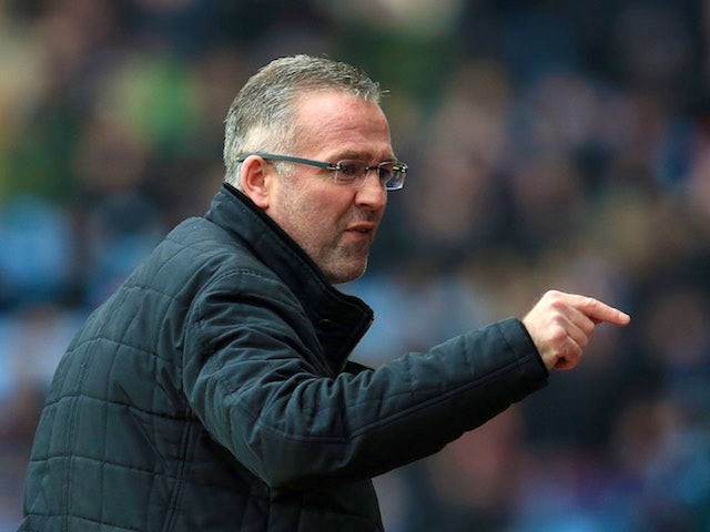 Paul Lambert in charge of Aston Villa in February 2015