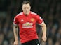 Phil Jones in action for Manchester United on January 1, 2018