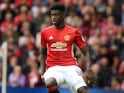 Axel Tuanzebe in action for Manchester United in May 2017