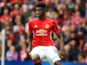 Axel Tuanzebe in action for Manchester United in May 2017