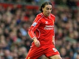 Lazar Markovic in action for Liverpool in March 2015
