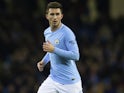 Aymeric Laporte in action for his new side during the Premier League game between Manchester City and West Bromwich Albion on January 31, 2018