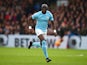 Eliaquim Mangala in action for Manchester City on December 31, 2017