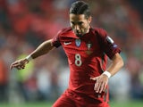 Joao Moutinho in action for Portugal in October 2017