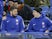 New teammates Olivier Giroud and Alvaro Morata sit side by side during the Premier League game between Chelsea and Bournemouth on January 31, 2018