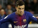 Philippe Coutinho in action for Barcelona on January 28, 2018