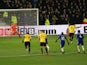 Troy Deeney of Watford scores a goal from the penalty spot against Chelsea on February 5, 2018