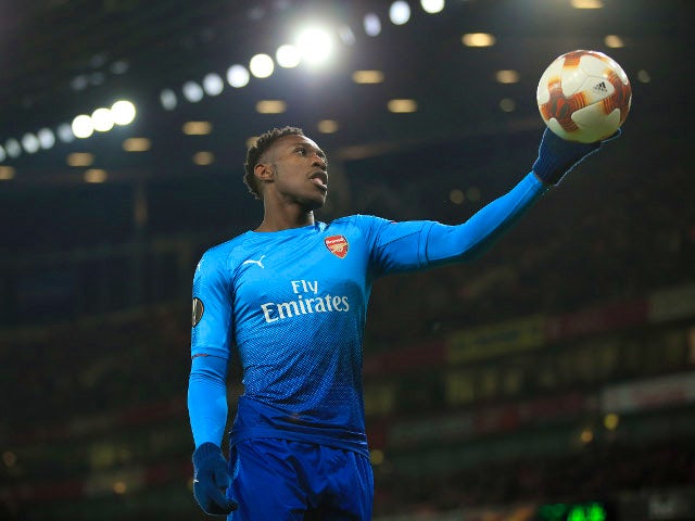 Danny Welbeck of Arsenal during the Europa League match against Ostersunds FK on February 22, 2018