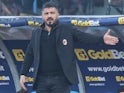 Milan manager Gennaro Gattuso pictured on February 10, 2018