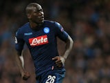 Kalidou Koulibaly in action for Napoli in October 2017