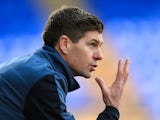 Steven Gerrard in charge of Liverpool under-19s on February 21, 2018