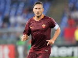 Francesco Totti in action for Roma in September 2016