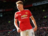 Scott McTominay in action for Manchester United on February 25, 2018