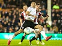 Aleksandar Mitrovic in action during the Championship game between Fulham and Sheffield United on March 6, 2018
