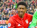 David Alaba in action for Bayern Munich in April 2017