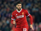 Emre Can in action during the Champions League round-of-16 game between Liverpool and Porto on March 6, 2018