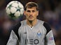 Iker Casillas and a ball in action for Porto in the Champions League in September 2016