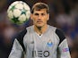 Iker Casillas and a ball in action for Porto in the Champions League in September 2016