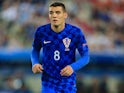 Mateo Kovacic in action for Croatia in June 2016