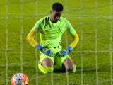 Alban Lafont in action in November 2016