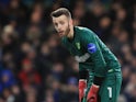 Angus Gunn in action for Norwich City in January 2018