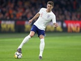 John Stones in action for England against the Netherlands on March 23, 2018