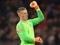 Jordan Pickford in action for England against the Netherlands on March 23, 2018