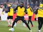 Usain Bolt in action for Borussia Dortmund on March 23, 2018