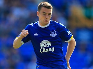 Seamus Coleman in action for Everton in August 2016