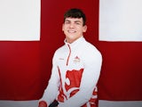 Team England diver Ross Haslam during kitting out for the 2018 Commonwealth Games