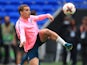 Antoine Griezmann in training ahead of the Europa League final on May 15, 2018